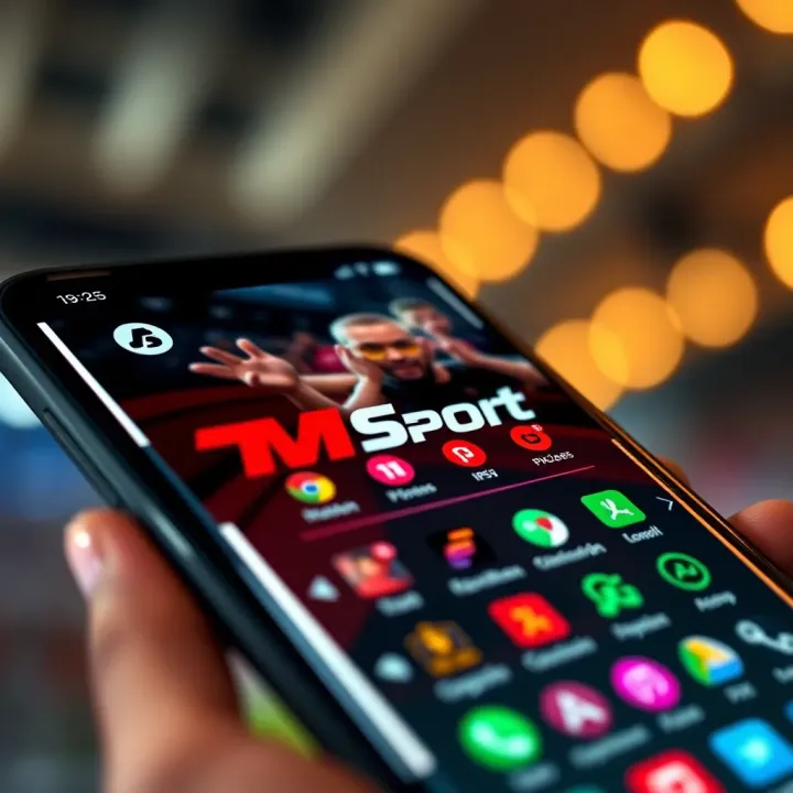 Smartphone screen displaying the MSport app interface with sports betting options