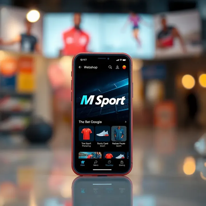 Display of diverse sports and fitness products available at MSport online store