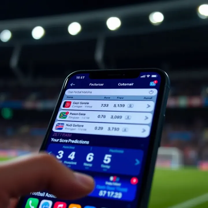 Dashboard displaying reliable football data sources and prediction accuracy metrics