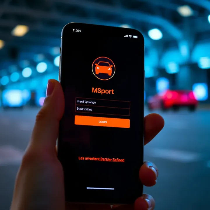 Illustration showing key features and navigation options available after successful MSport login