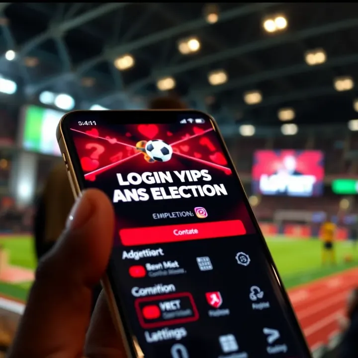 Secure login interface for a sports betting platform with highlighted input fields