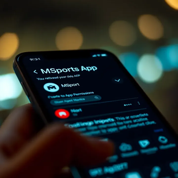 Smartphone settings menu showing app permission controls on Android and iOS