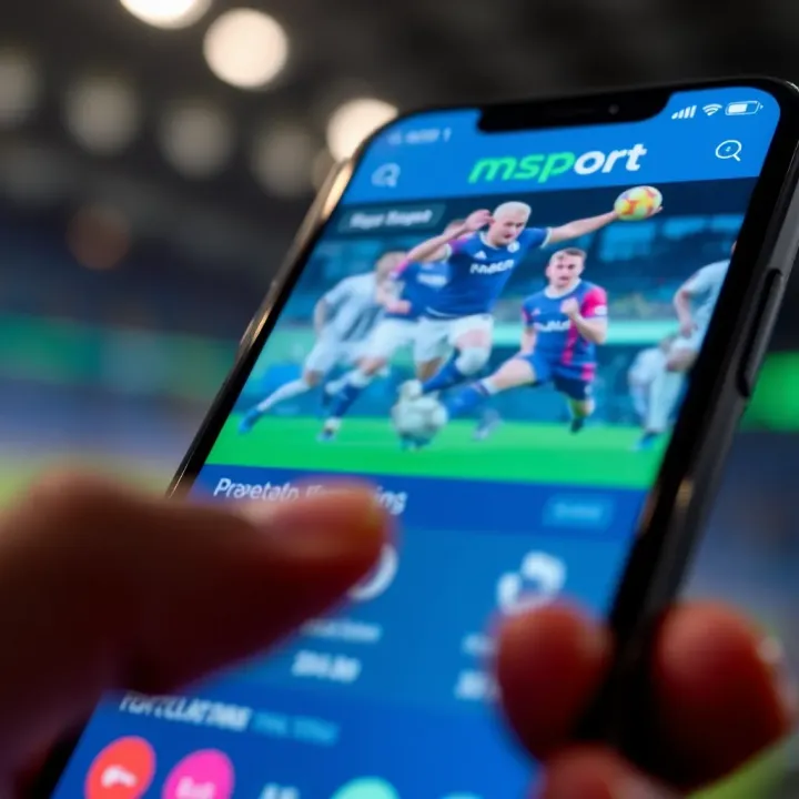 Digital representation of betting bonuses and savings on a mobile device screen
