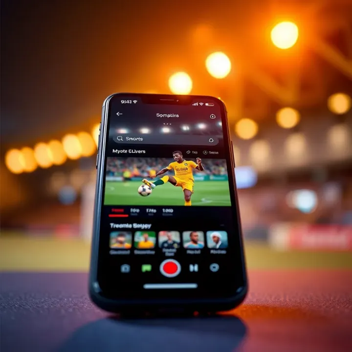 MSport ES Live Sports Coverage across Nigeria Map highlighting Nigeria with icons representing various sports including football and basketball, signifying coverage by MSport ES Live