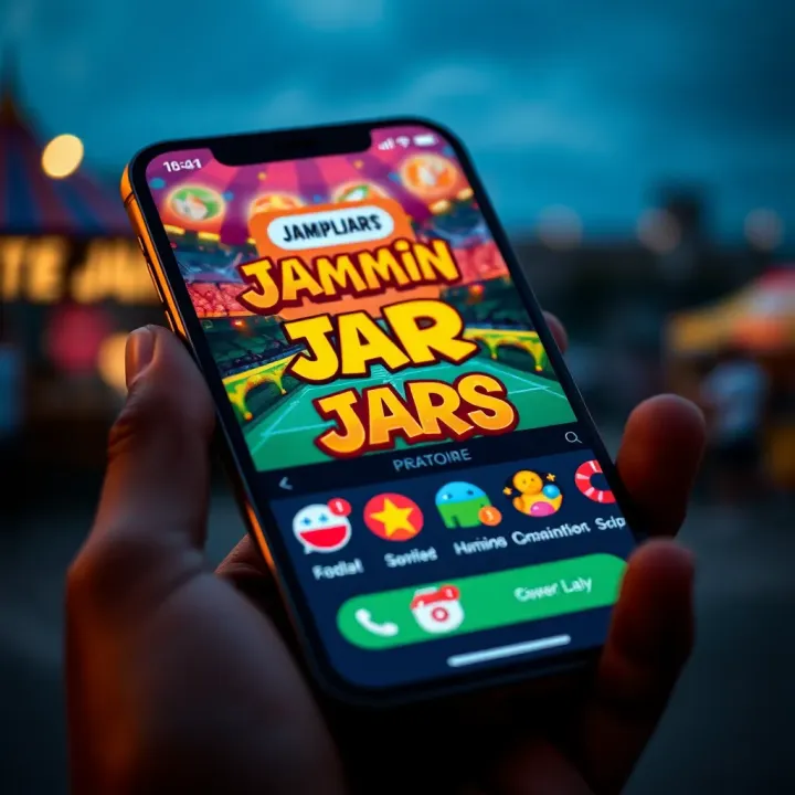 Colorful jars filled with fruits in Jammin Jars game interface
