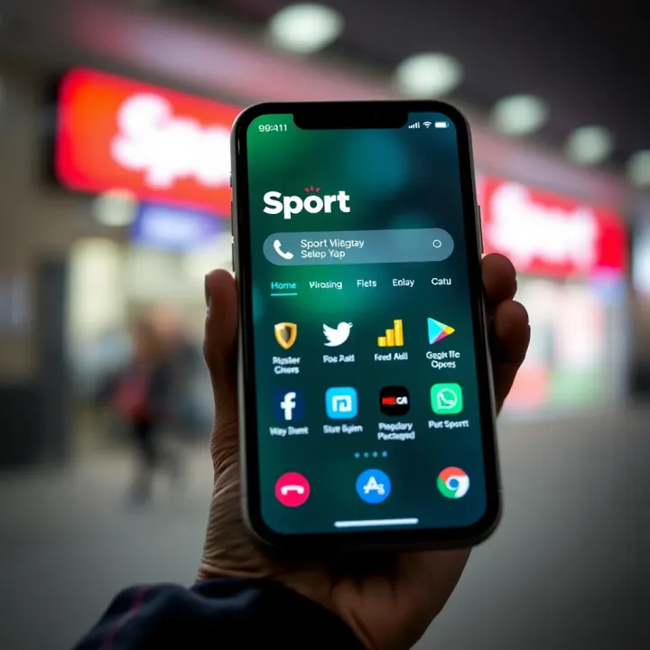 Various communication devices illustrating Msport Nigeria's multiple contact methods