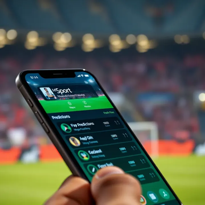 Nigerian football enthusiasts using mobile apps to access daily MSport football predictions