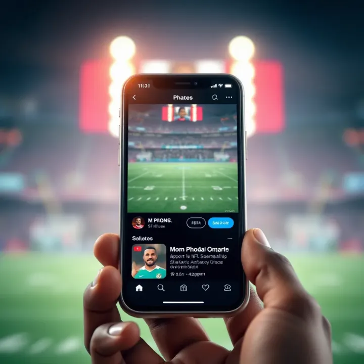Nigerian viewers engaging with American football content through digital platform