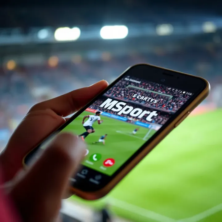 Illustration of a stable internet connection and power source enhancing live sports viewing experience