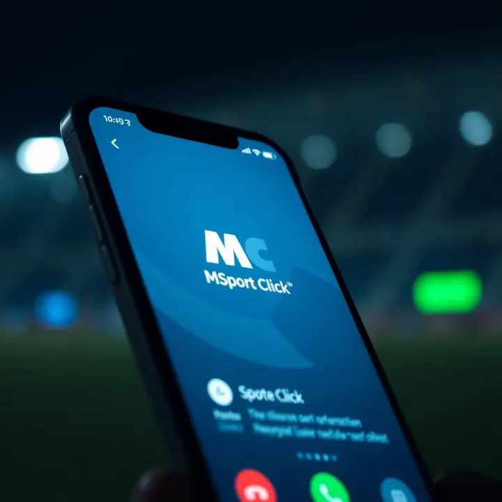 Mobile phone showing successful account creation confirmation on sports betting app