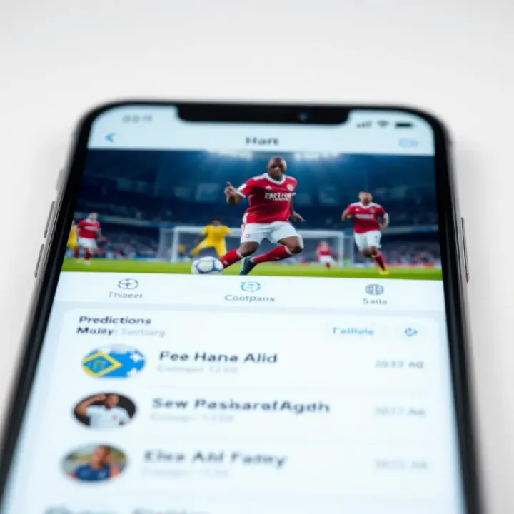 Football fans analyzing match statistics on digital devices for better prediction insights