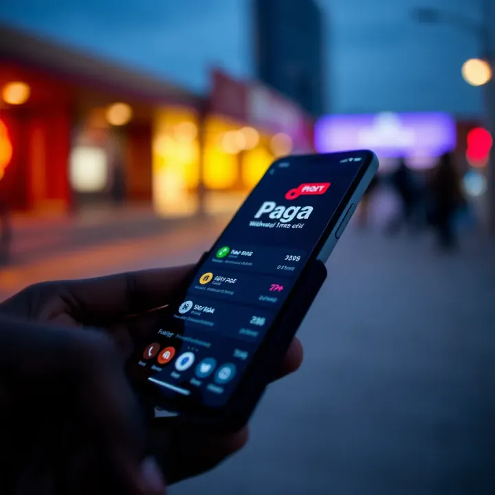 Mobile phone screen showing Msport Paga withdrawal confirmation on Nigerian currency background