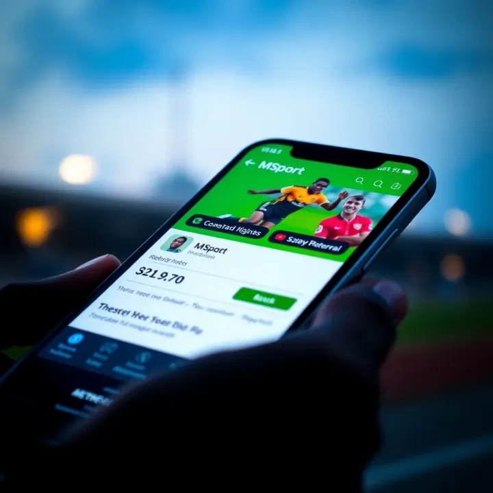Conceptual illustration of Nigerian users engaging with a referral bonus programme on mobile devices